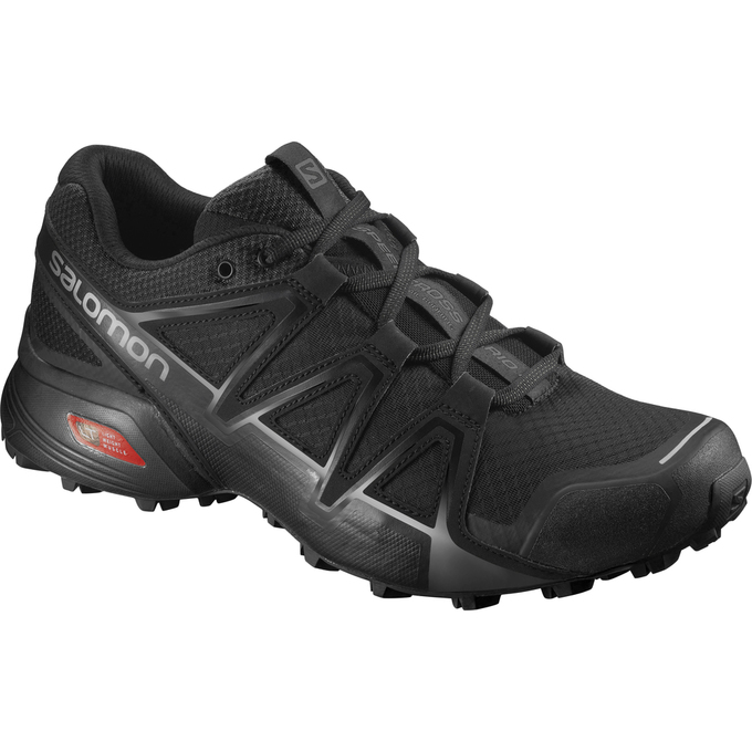 Chaussures De Trail Running Salomon Homme Noir - Salomon SPEEDCROSS VARIO 2 - France (1524-LKWHM)